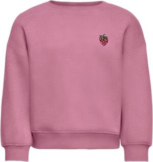 KMGSWEAT L/S CREW EMB LOOSE SWT NOO