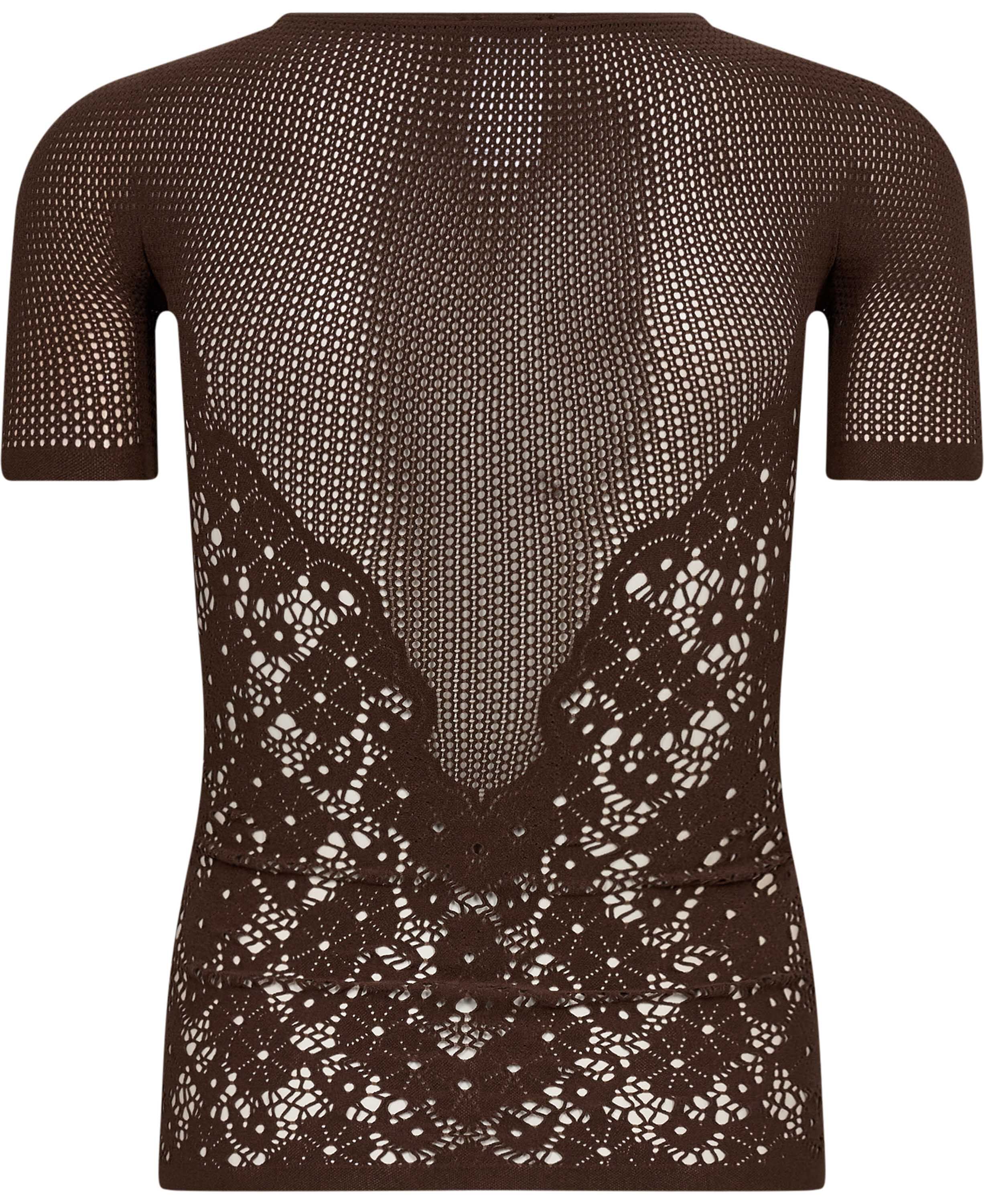 Flower Lace Top Short Sleeves