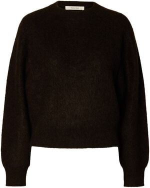 SLWMIRA LS KNIT SHORT O-NECK NOOS