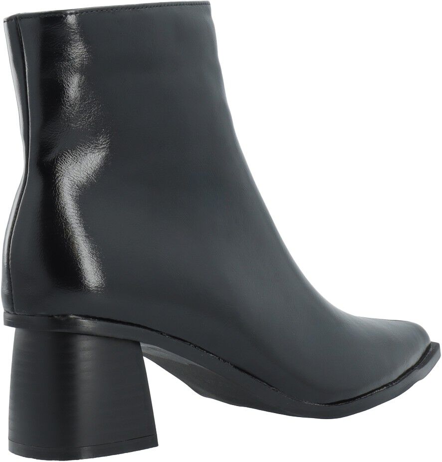 BIALEONORA Short Zip Boot Faux Leather
