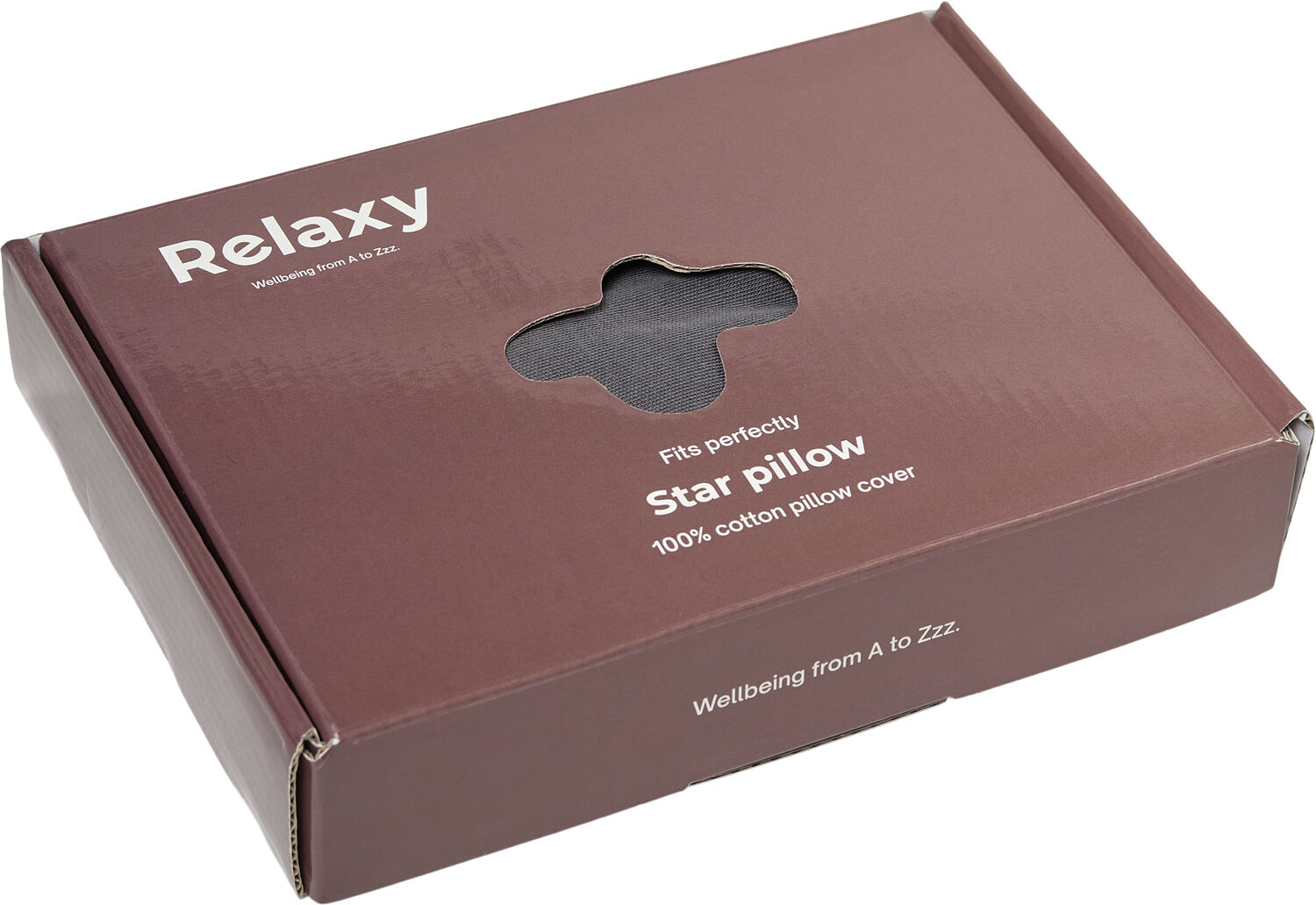 Relaxy STAR Pillow Cover Grey