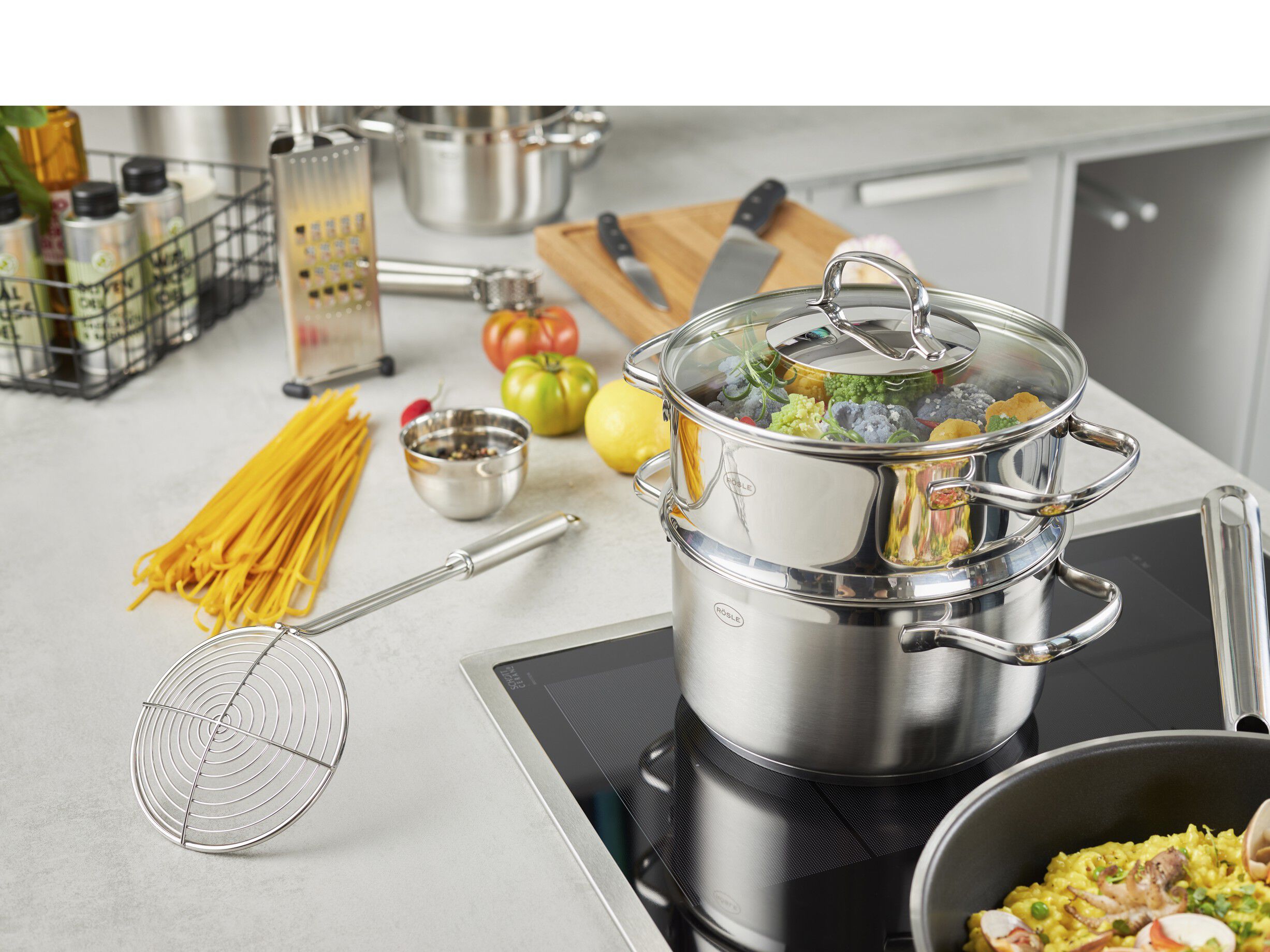 Frityrskje 12 x 38,5 cm St&aring;l