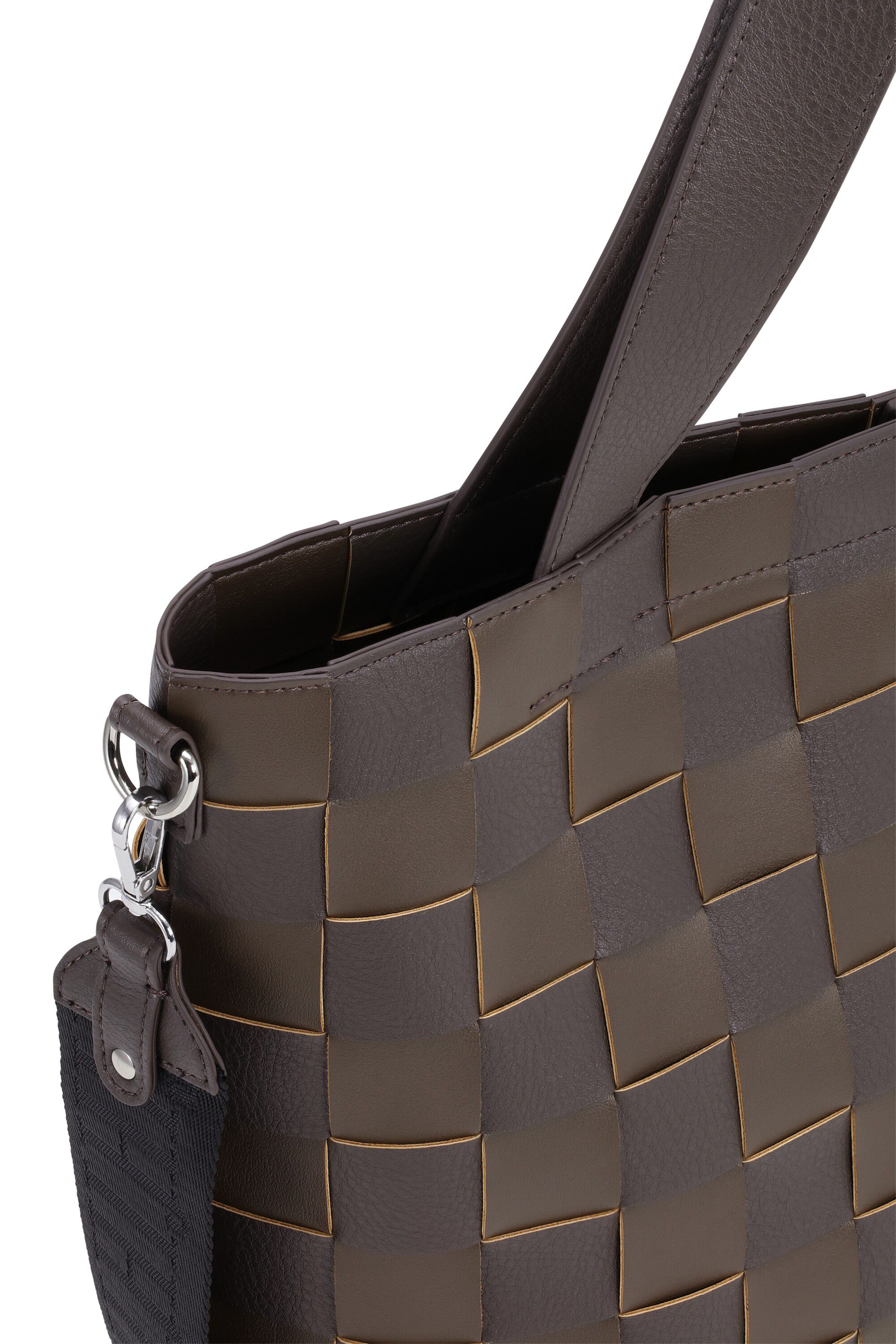 Braided Cross-Body Shopper