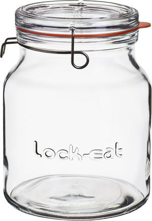 Syltburk med patentlock rundad Lock Eat 2 liter