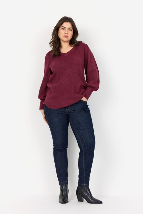 Curvy WA-NANINE 3 Bluse Rød