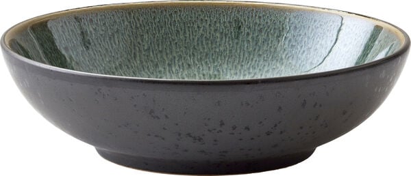 BITZ Pastaskål Dia. 20 x 6 cm Svart/grønn