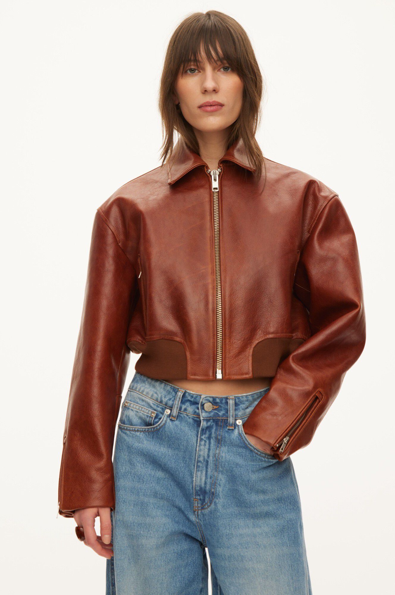 Marilyn Leather bomber