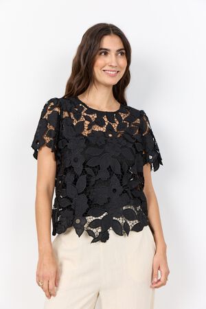 SC-CASSANDRA 1 Bluse Sort