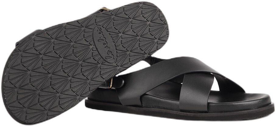 BOLOGNA - CROSSING STRAPS WITH THIN HEEL STRAP