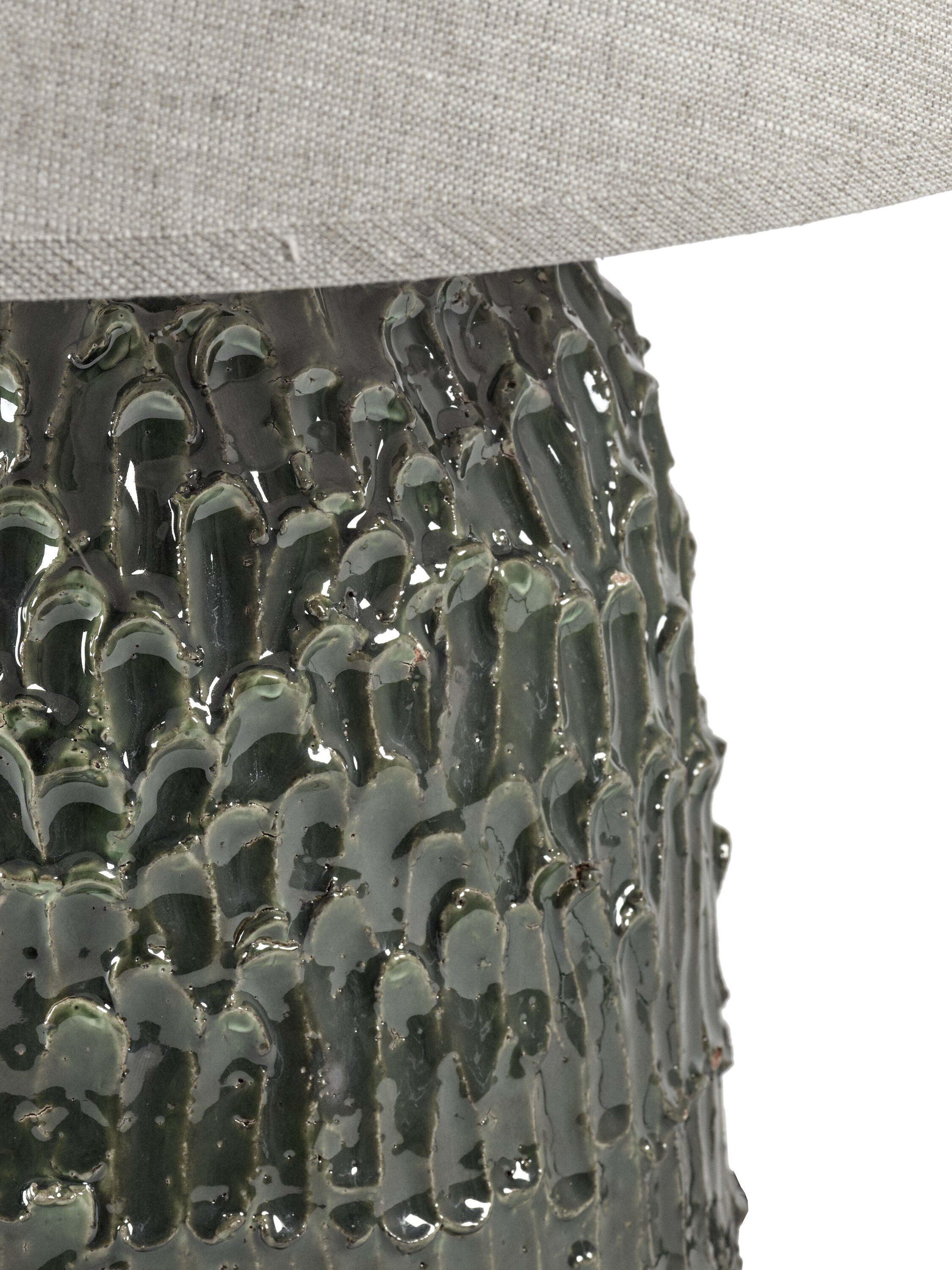 TABLE LAMP M GREEN TRONCO