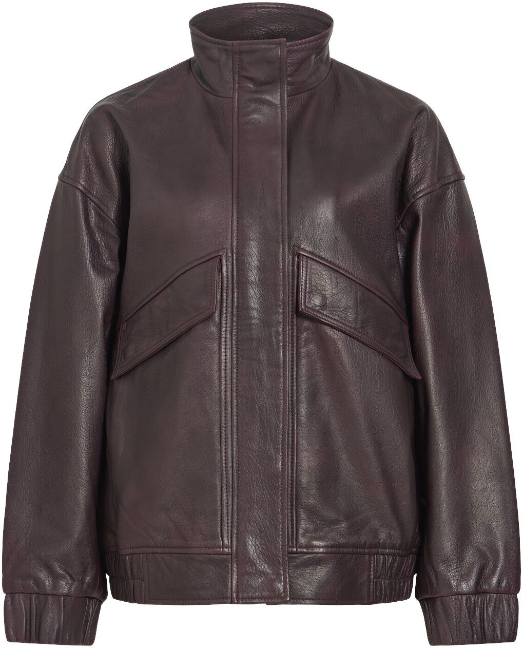 Rousimone L/S Oversized Leather Jacket/1