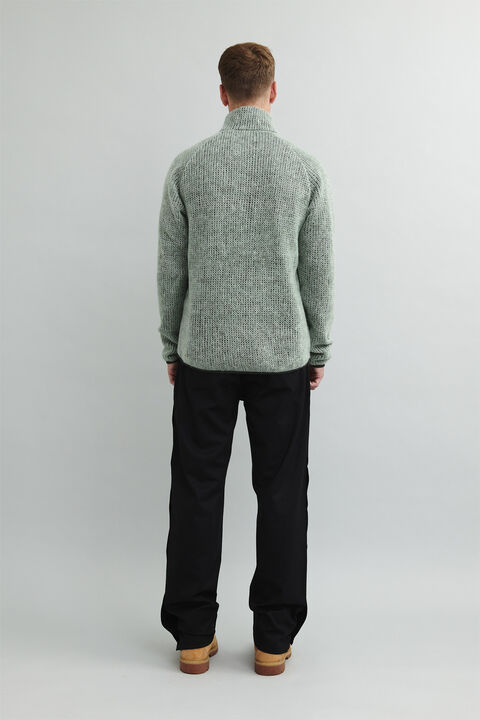 Janitor'' Double Layer Zip Cardiga