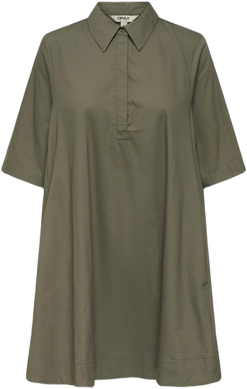 ONLCLEO 3/4 SHORT SHIRT DRESS WVN