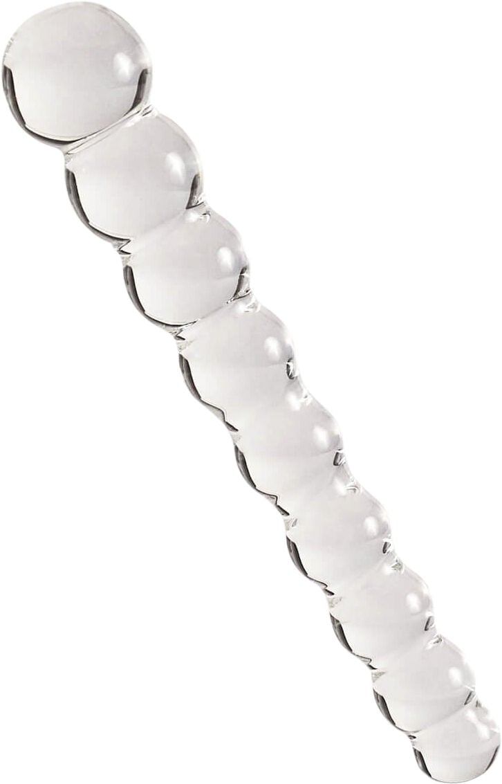 Tansy Beaded Glasdildo