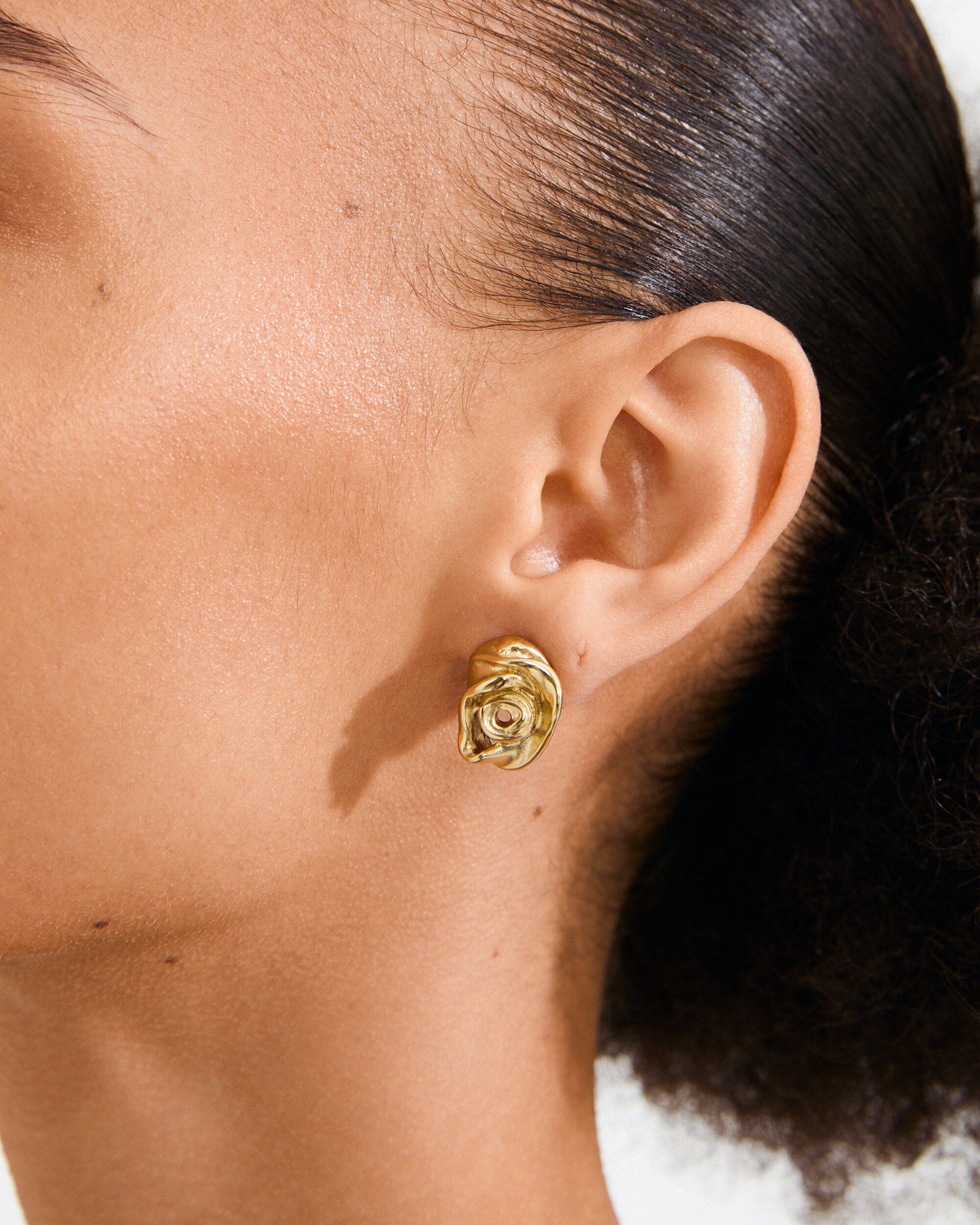 INNER earrings gold-plated