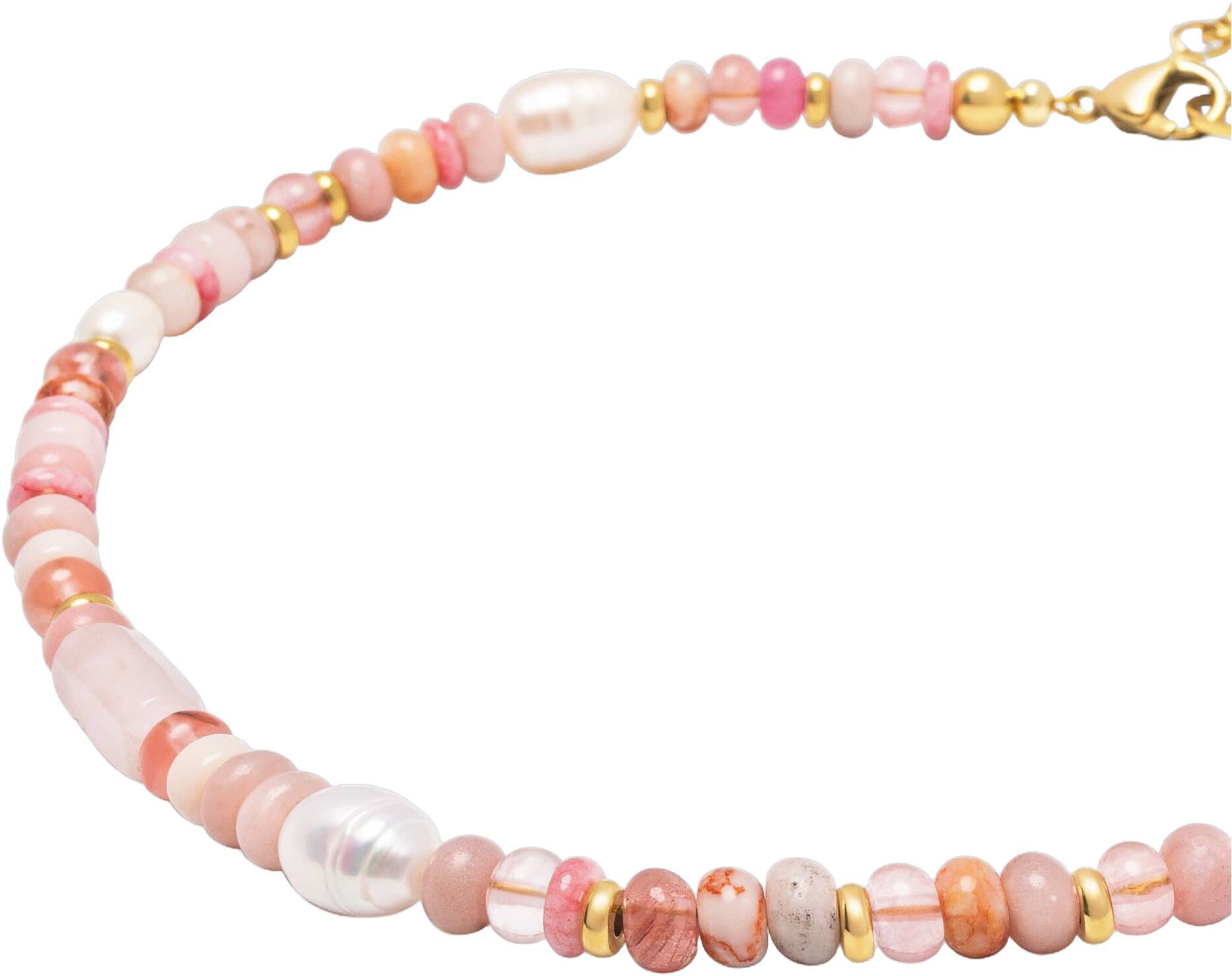 Women's Rose Pearl Choker