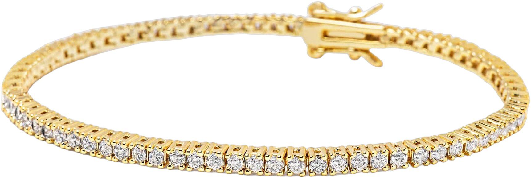 Gold Mini Tennis Bracelet