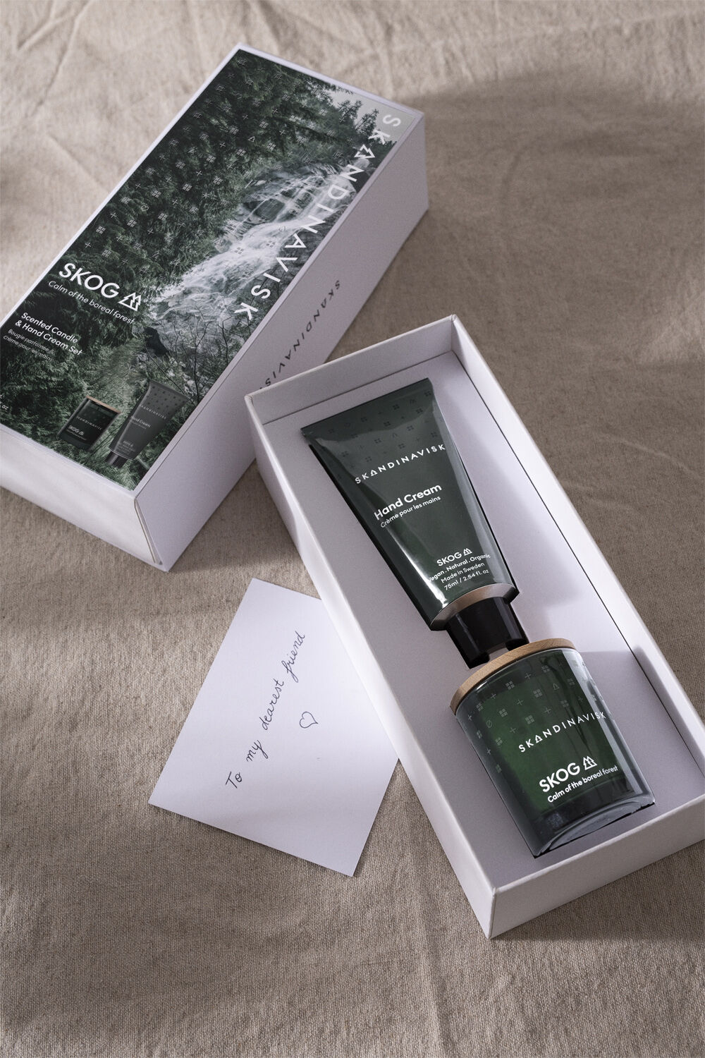 SKOG Scented Candle & Hand Cream Set