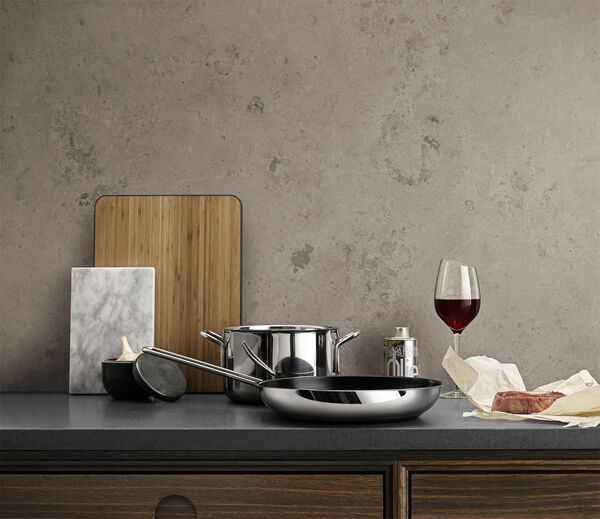 Stainless Steel Stegepande 30 cm med Slip-Let® belægning