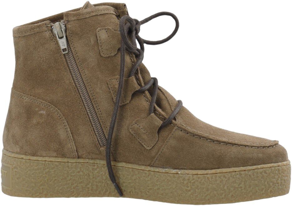 CASCAMILLA Lace Boot Warm Oily Suede 2. 0