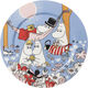 Moomin Arabia 30cm serveringsfad Familietid 80