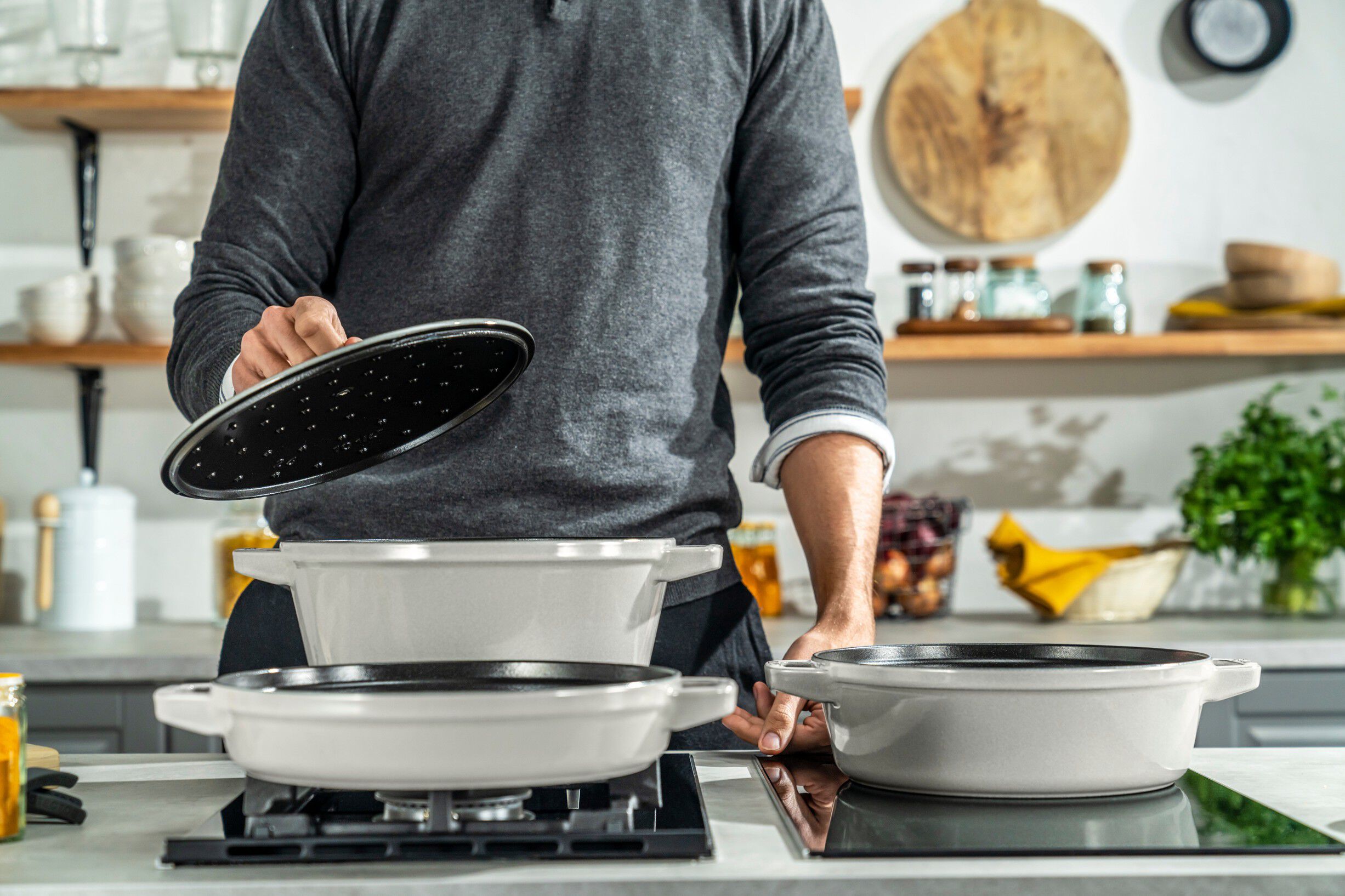 La Cocotte Grydes&aelig;t 3-dele, St&oslash;bejern