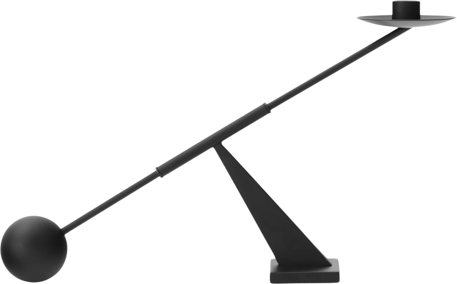 Interconnect Candle Holder, W42,5, Black