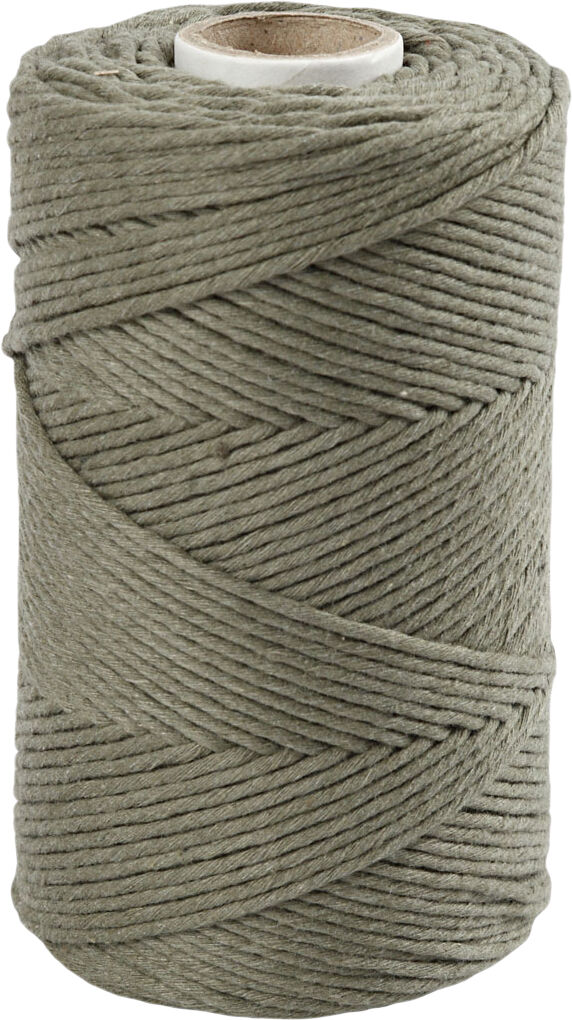 Macram&eacute; snor, L: 198 m, diam. 2 mm.