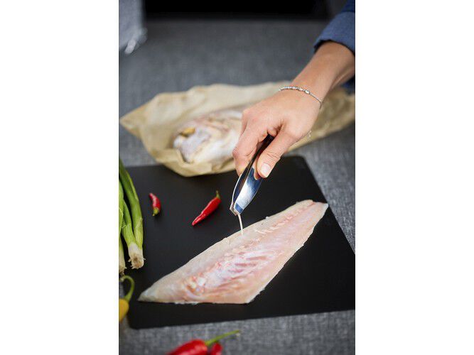 Fiskebenpinsett 15 cm St&aring;l