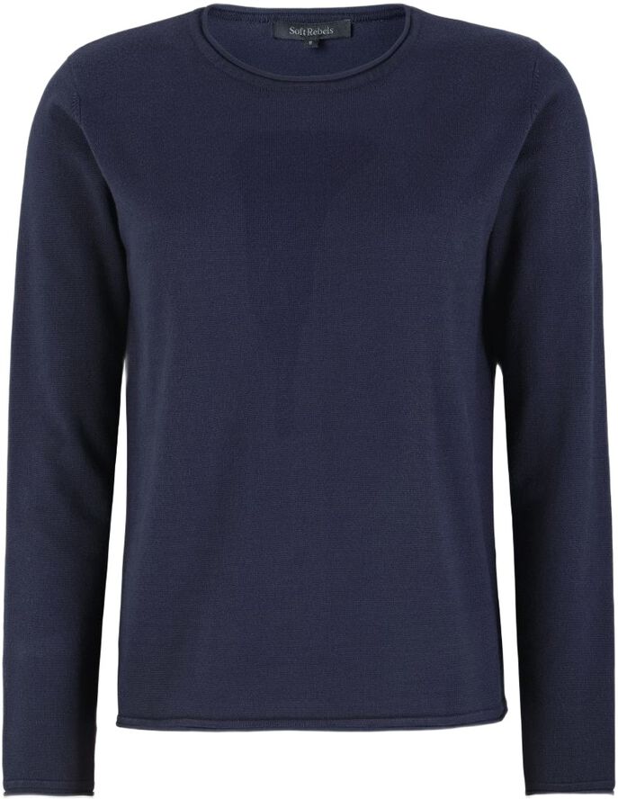 SRMarla O-Neck Roll Edge knit