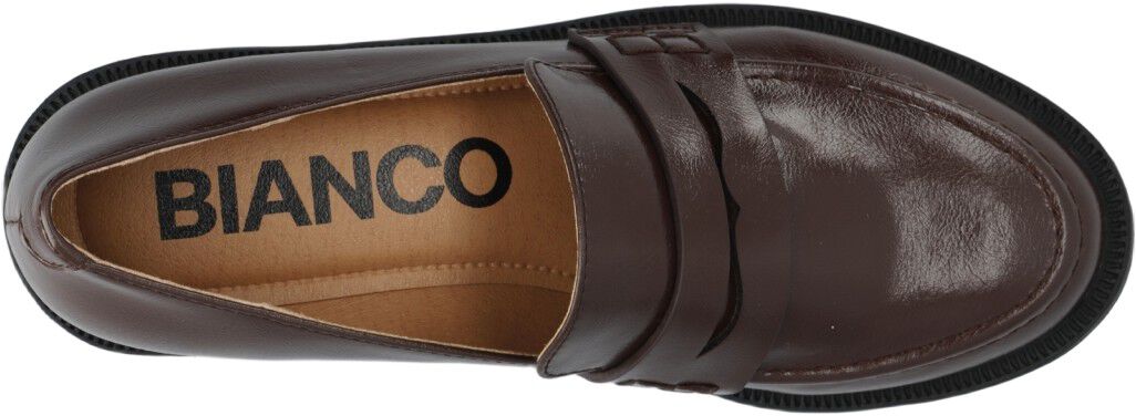 BIAPEARL Simple Penny Loafer Faux Leather