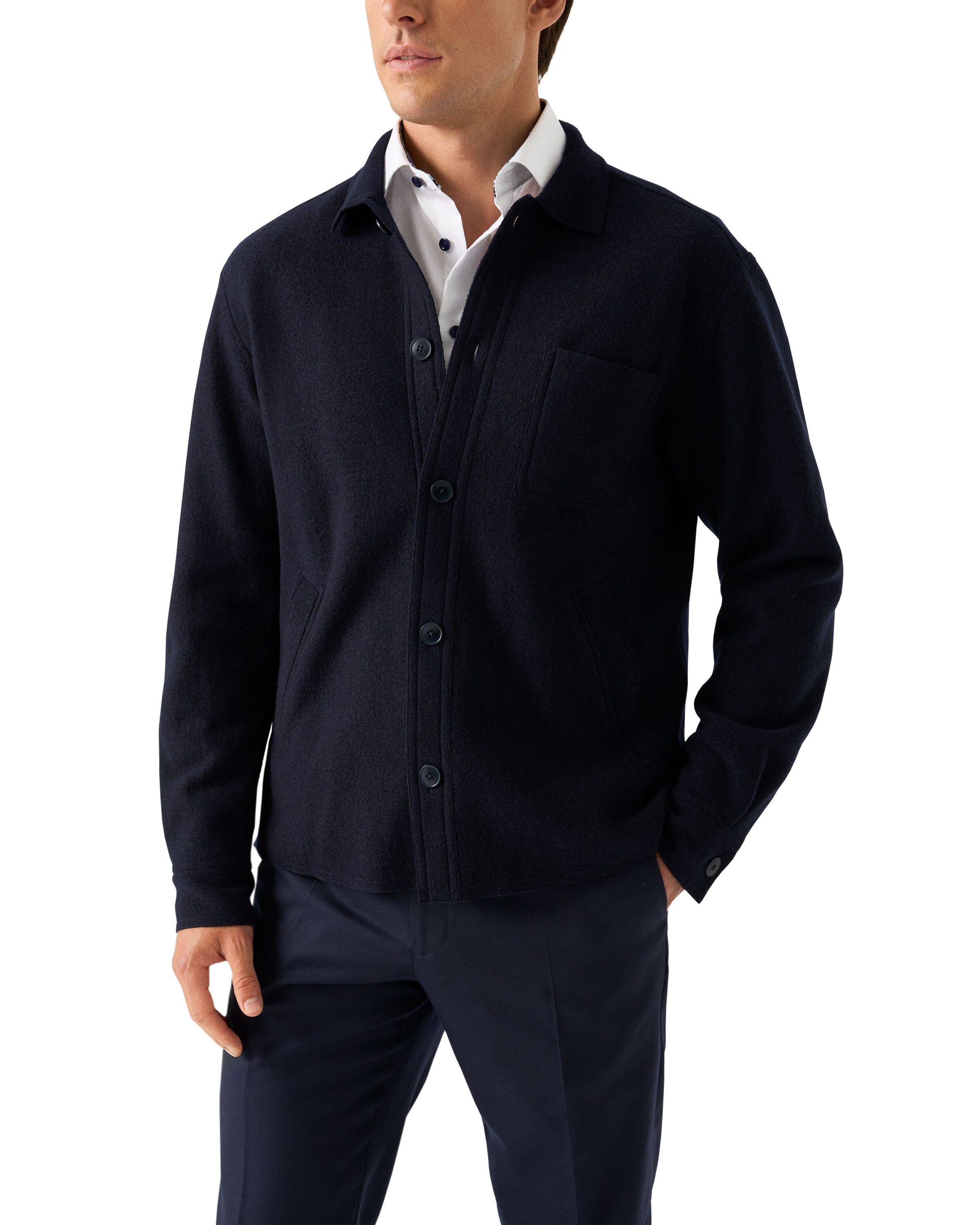 Boiled Wool Overshirt