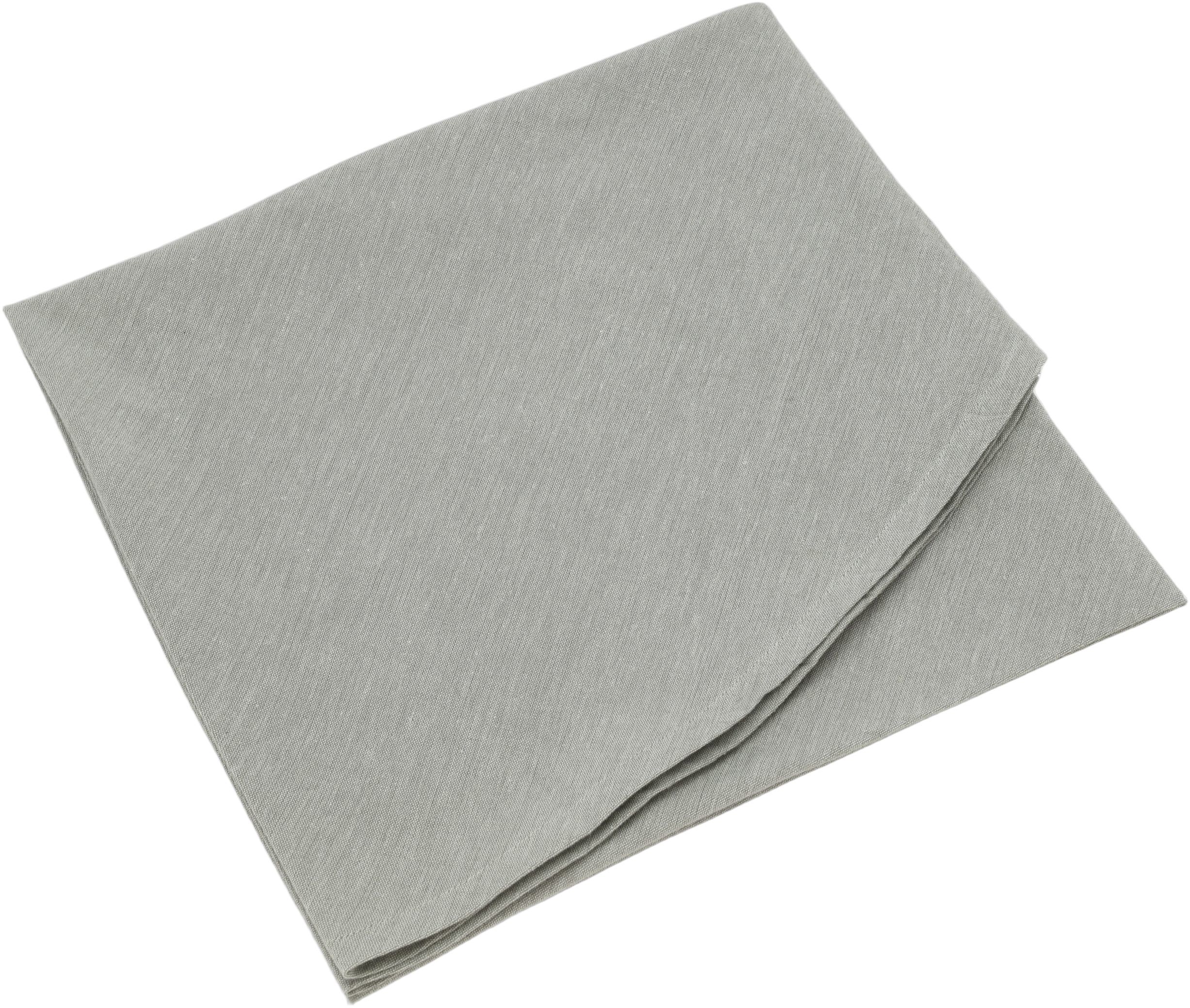 Duk Dia 180 cm Lys gr&aring; 100% ny bomull