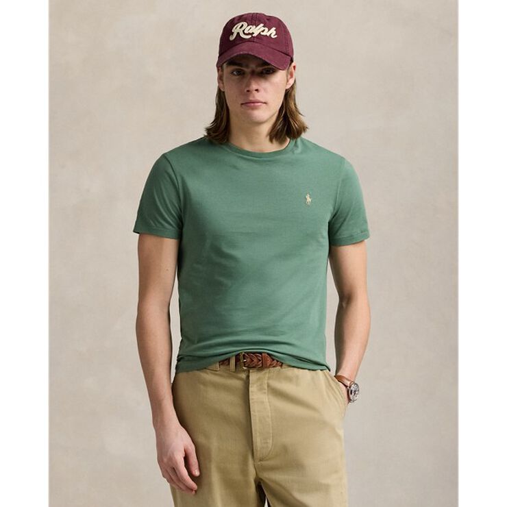 Custom Slim Fit Jersey Crewneck T-Shirt