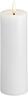 Moods & More - LED Pillar Candles, Silk, Melted, Classic white, 49x150