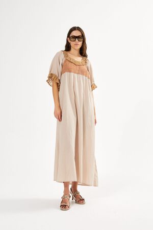 Cotton long angel dress - Dorothea