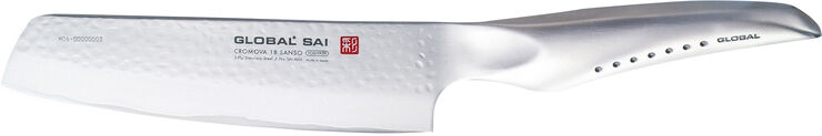 SAI-M06 Grøntsagskniv, 15 cm, hamret