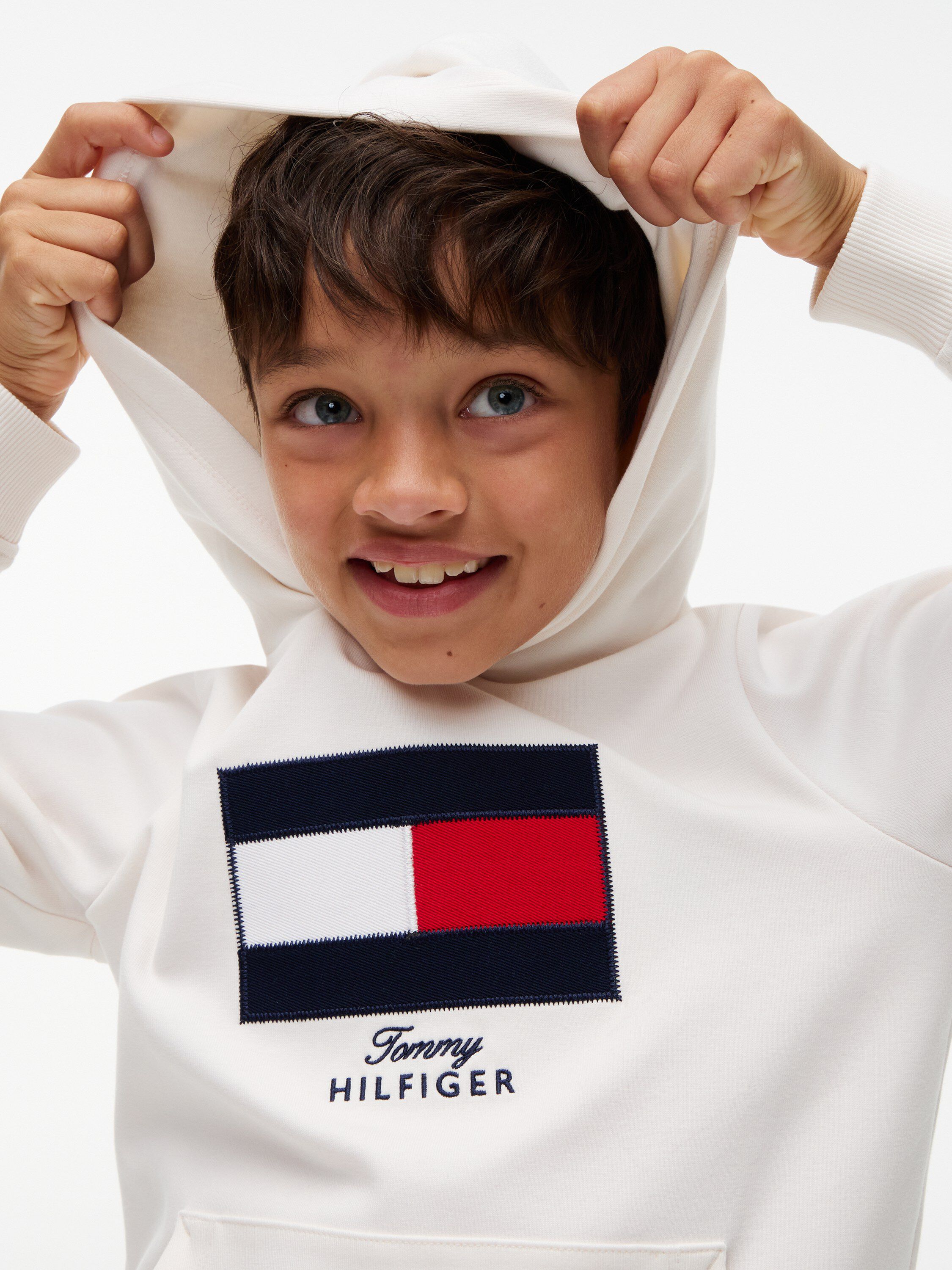 Logo Interlock Knit Hoody