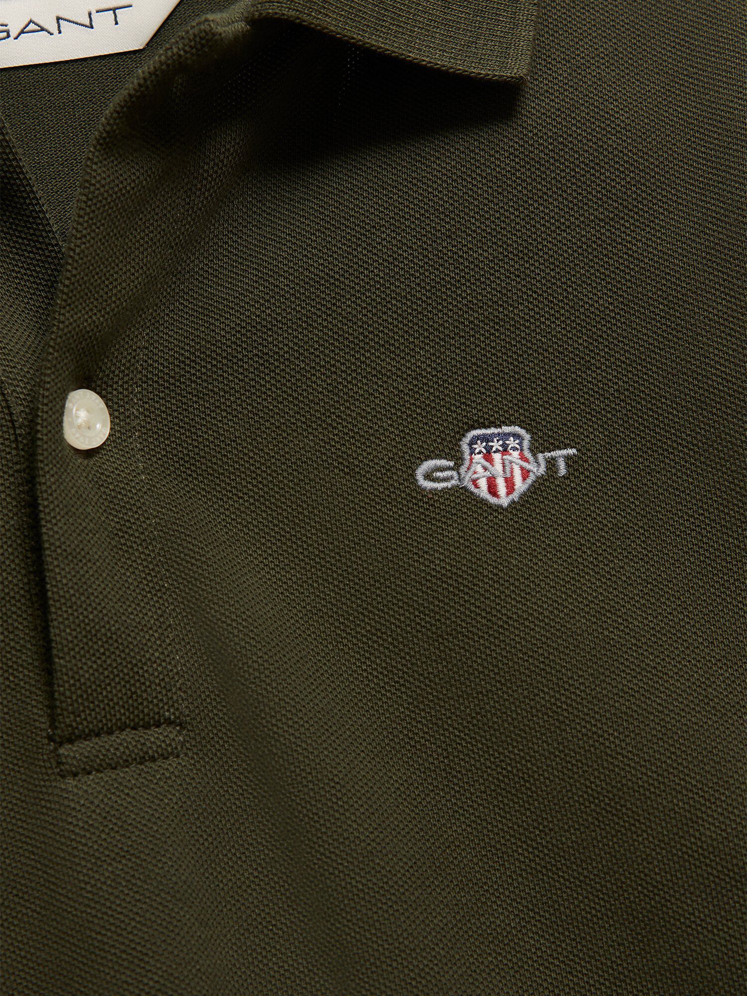 Shield LS Pique Polo Shirt