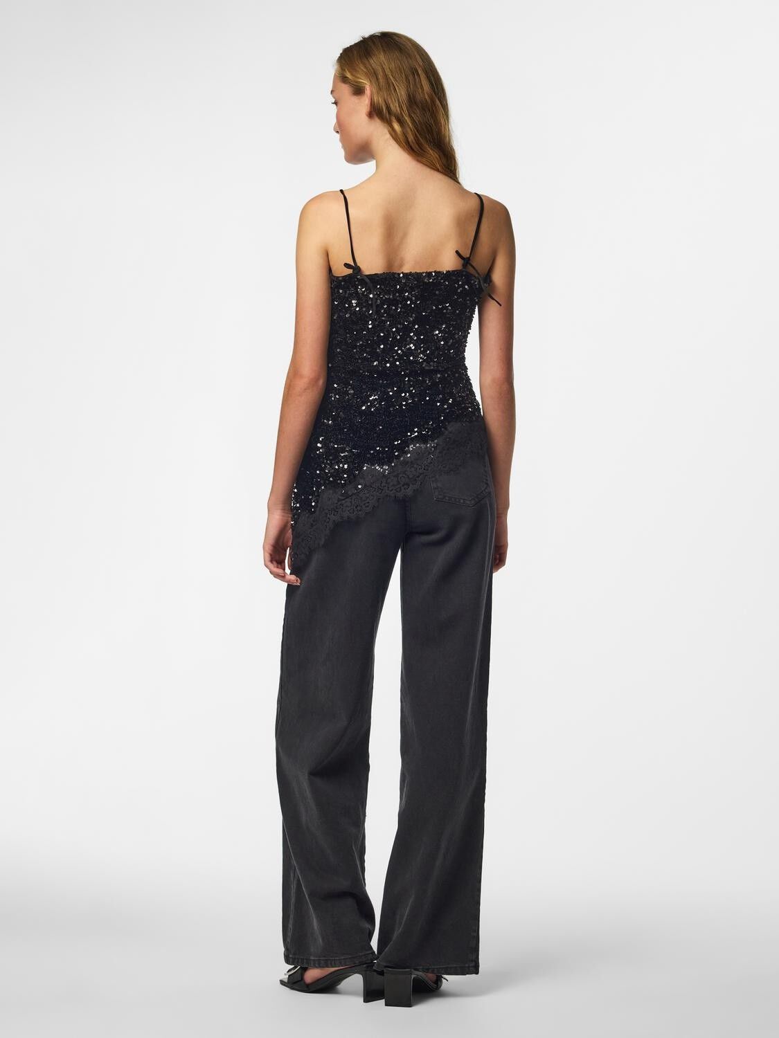 Pckammy Strap Lace Top Jrs Bc