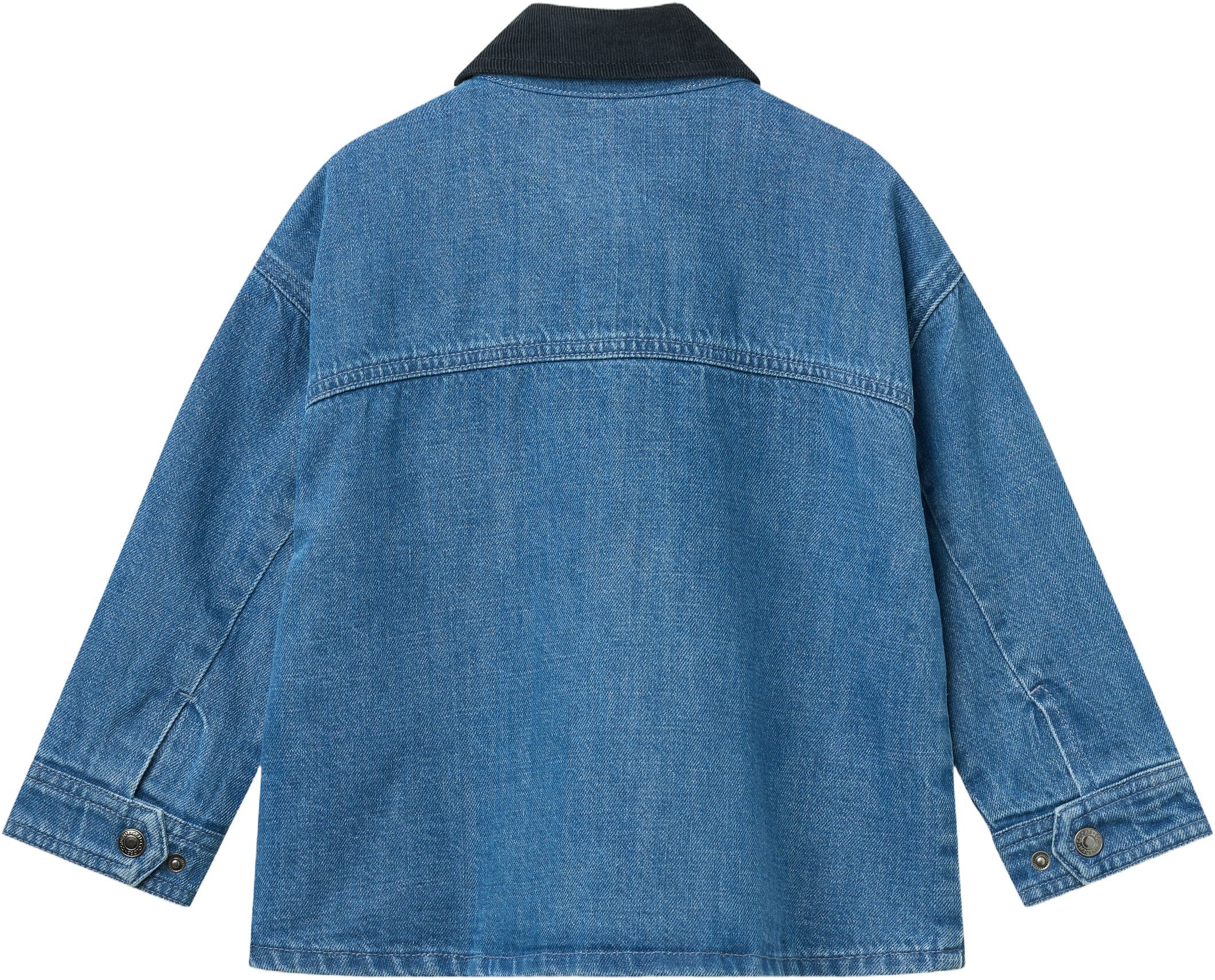 Denim Jacket w. Corduroy Collar