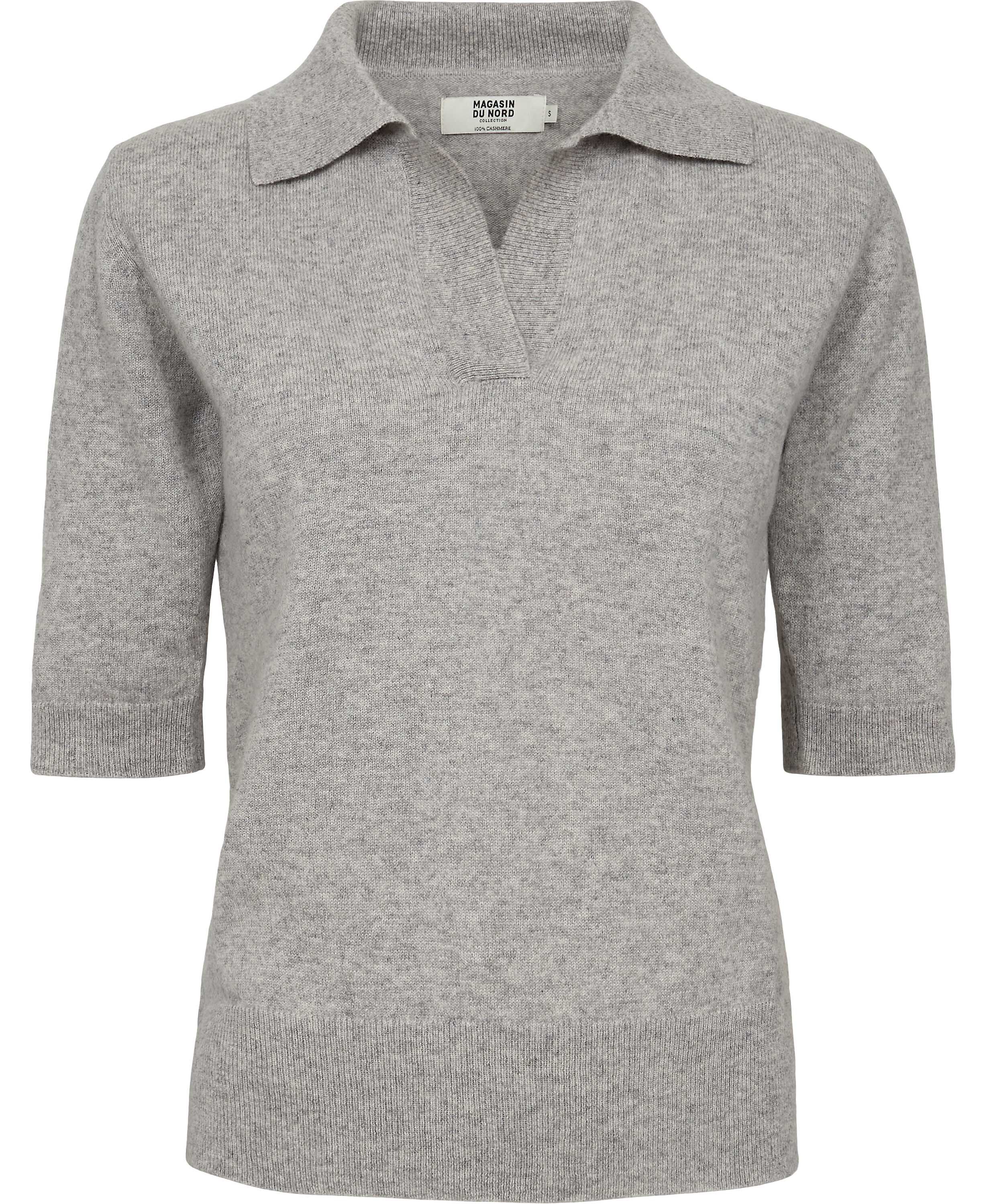 Classic 9 Kort&aelig;rmede polo strik - 100% Cashmere