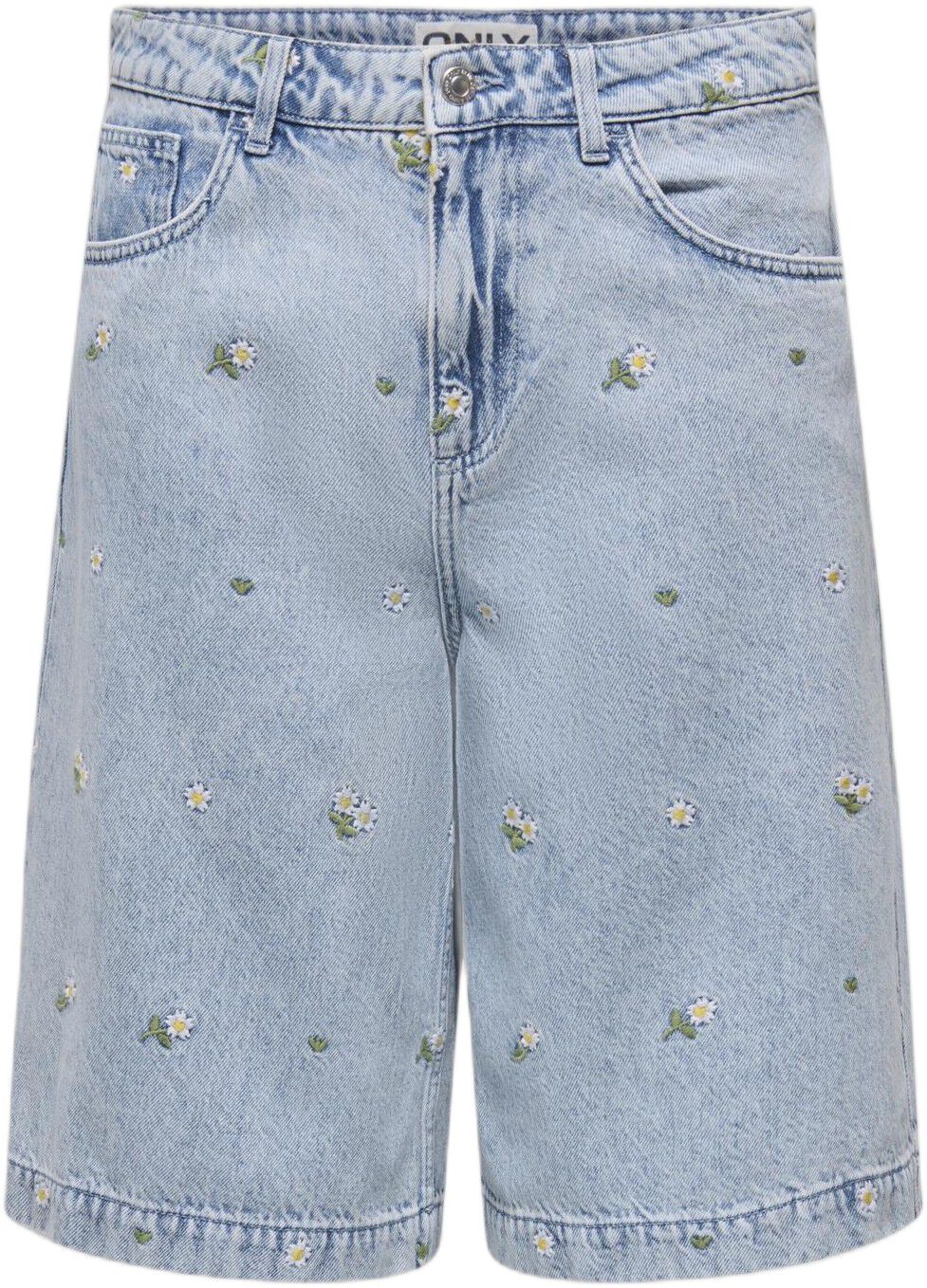 Onldorsi-Cassie Emb Long Shorts Akm Dnm