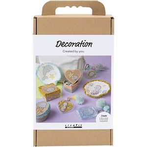 DIY Kit Dekoration, Æsker, muslingeskaller, nøgleringe