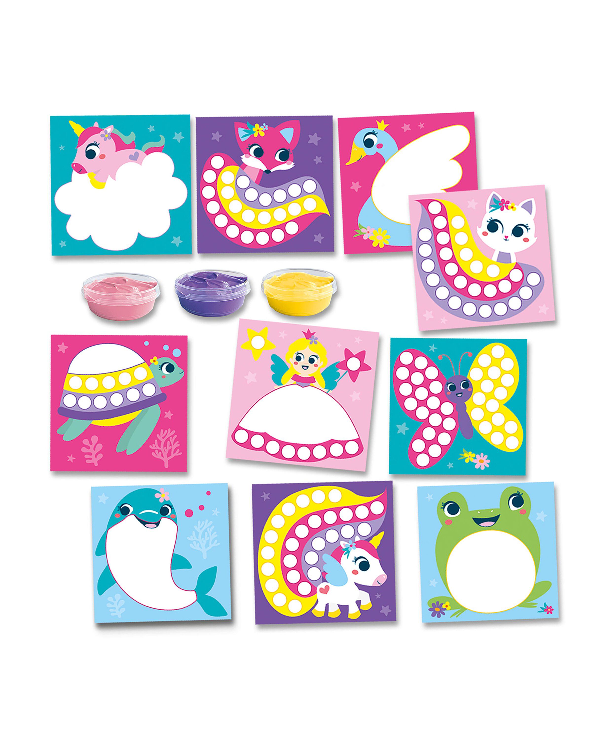 SES Creative - Min f&oslash;rste - Fingermaling - Fantasi figurer