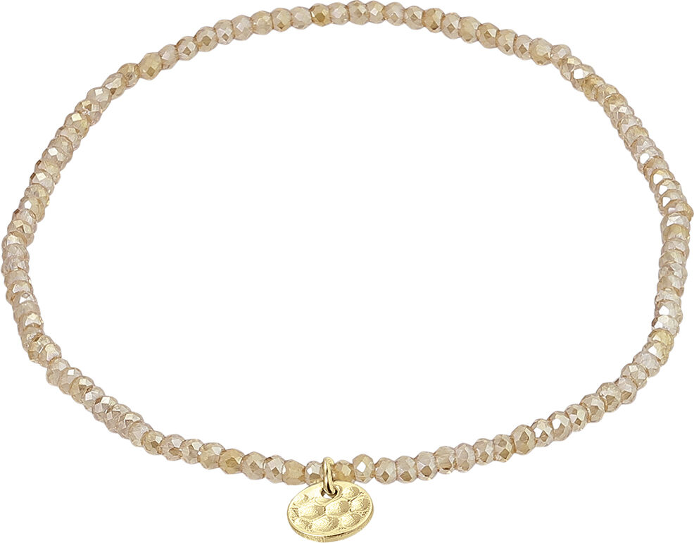 INDIE bracelet peach, gold-plated