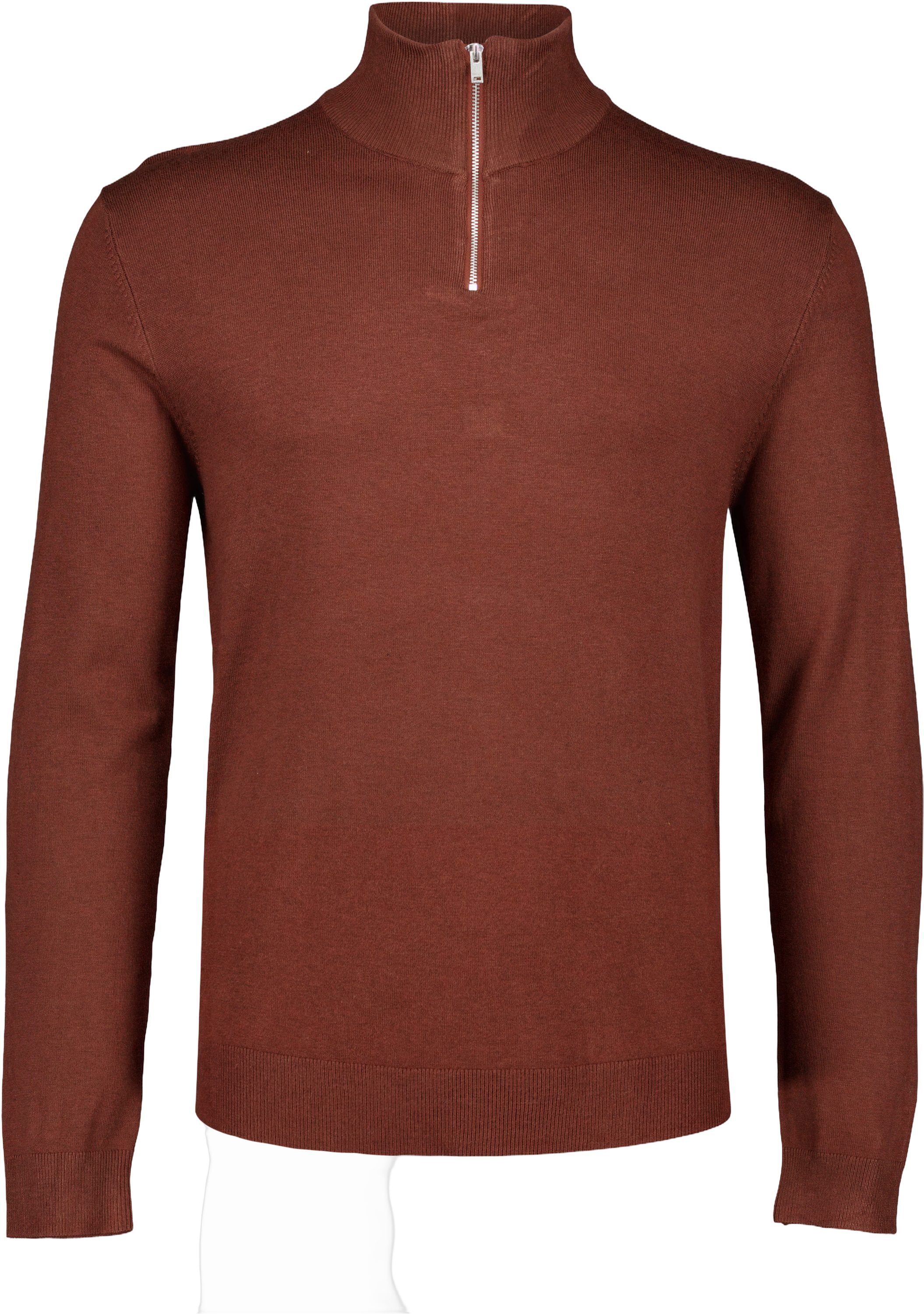 Ecovero half zip L/S knit