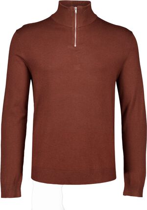 Ecovero half zip L/S knit