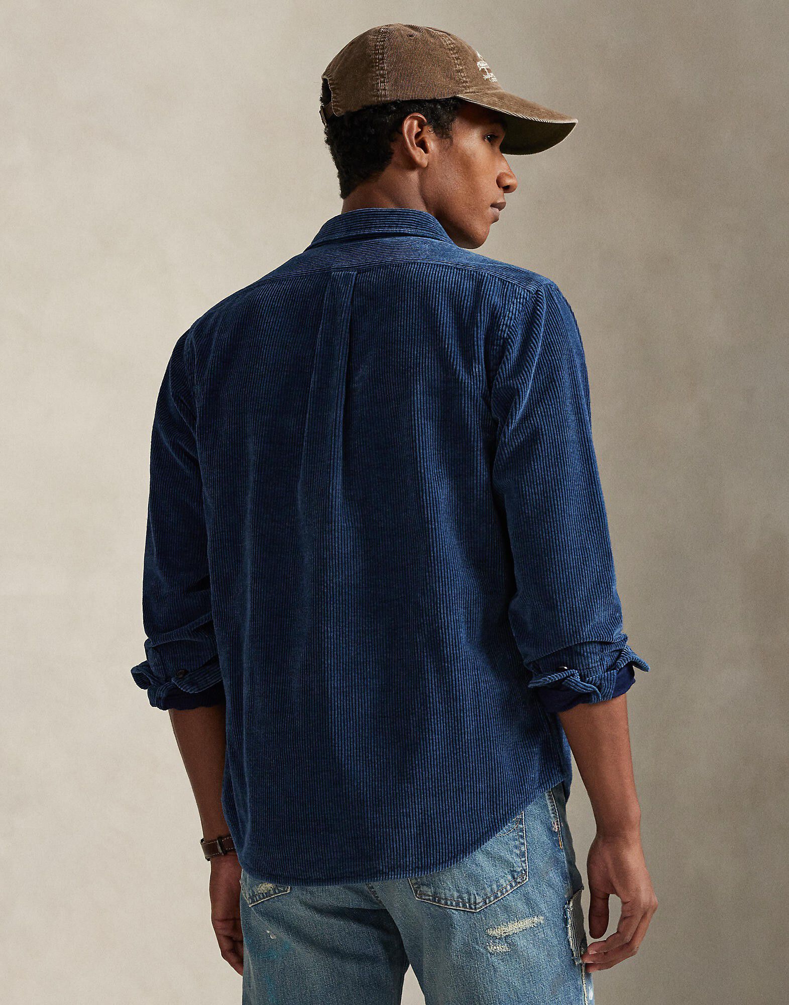 Classic Fit Indigo Corduroy Workshirt