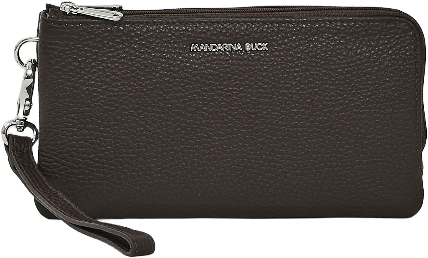 MELLOW LEATHER POUCH / ESPRESSO
